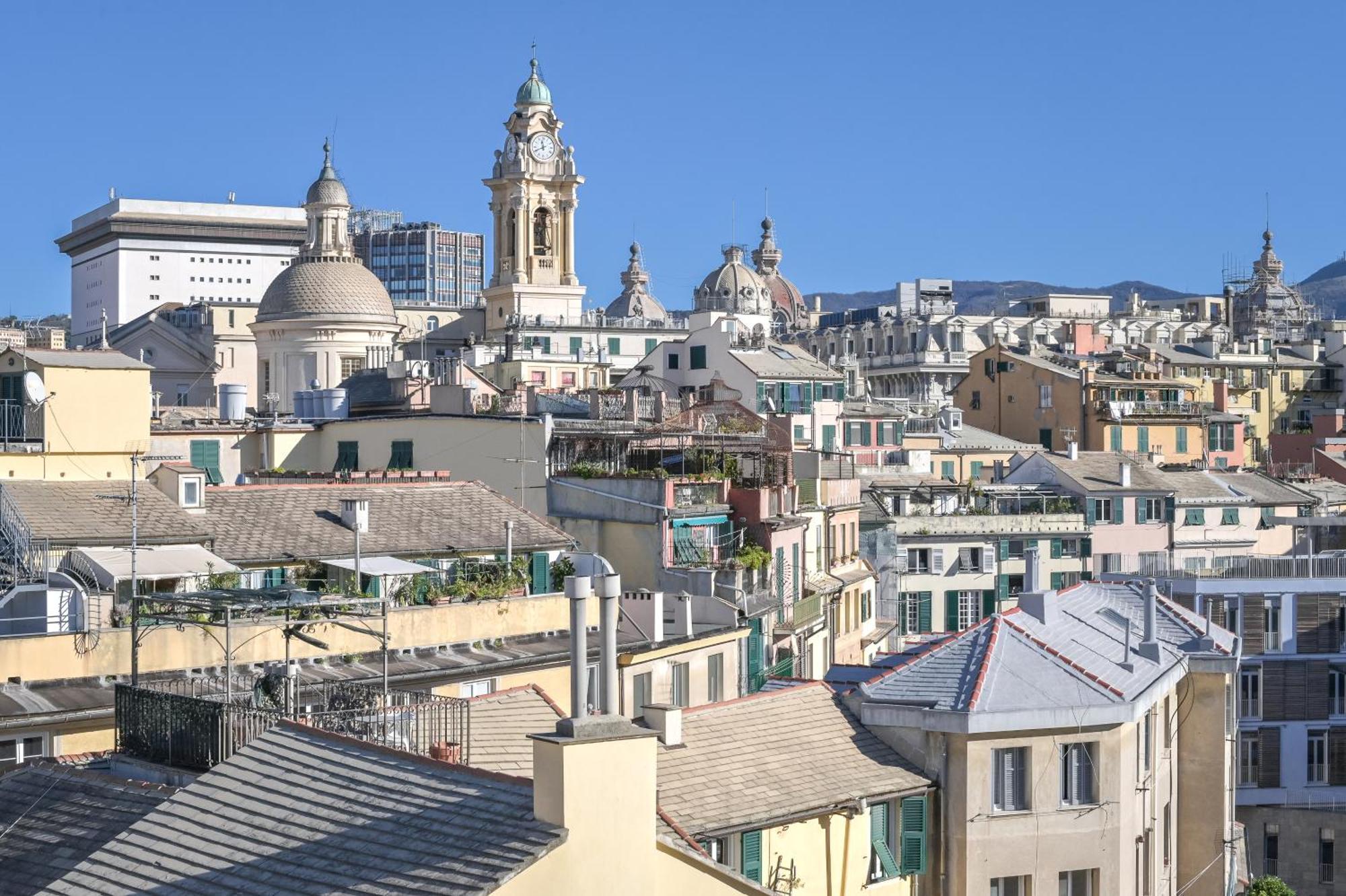 Lovely Room On Rooftops - Genovainrelax ภายนอก รูปภาพ